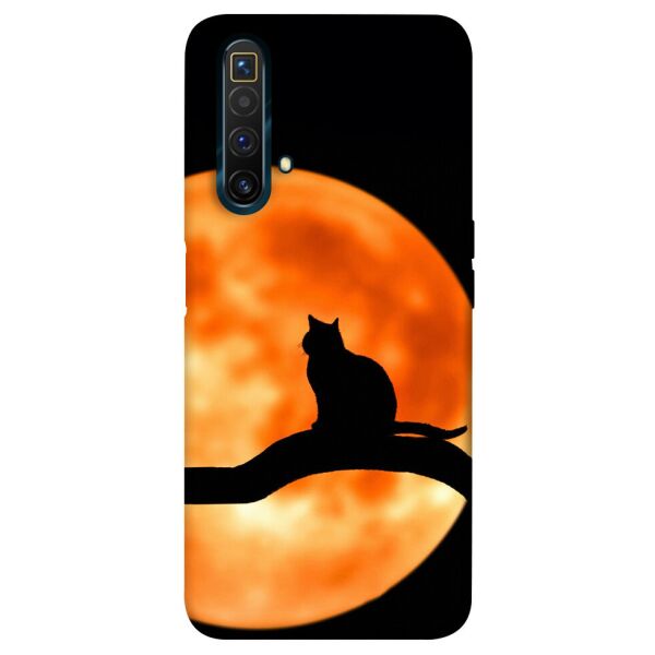 

Чехол itsPrint Кот на фоне луны для Realme X3 SuperZoom