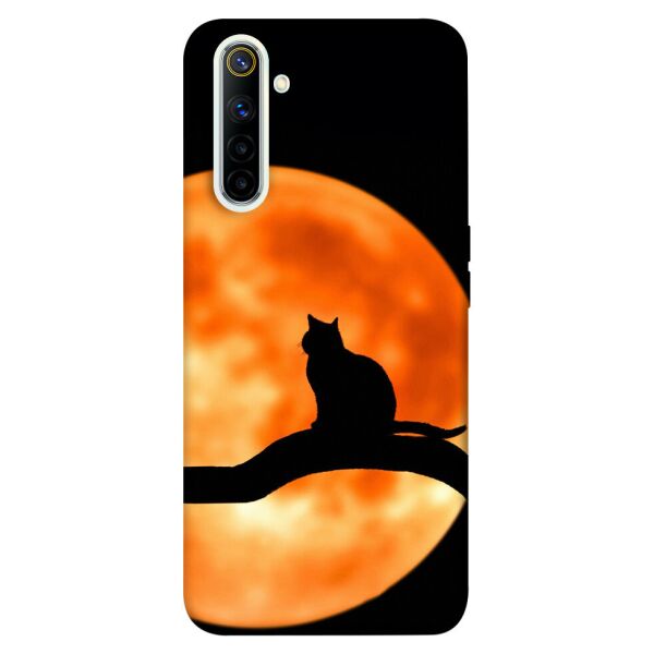 

Чехол itsPrint Кот на фоне луны для Realme 6