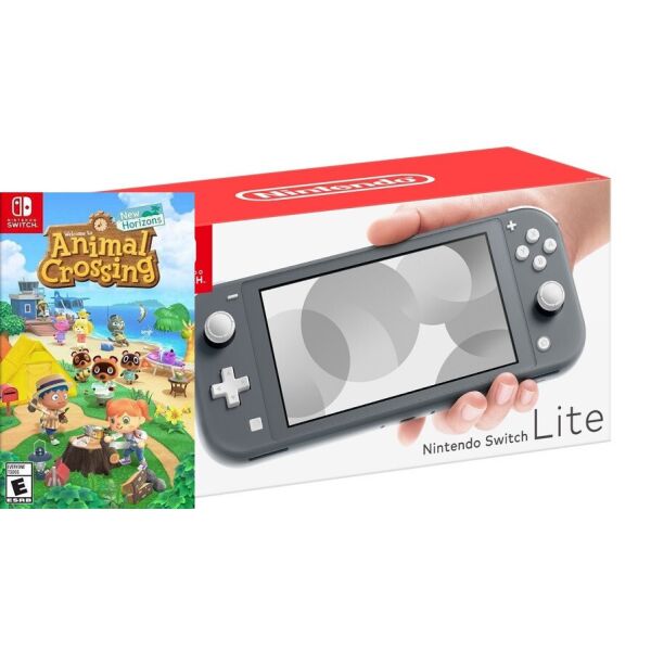 

Игровая консоль Nintendo Switch Lite Grey Bundle (игра Animal Crossing)
