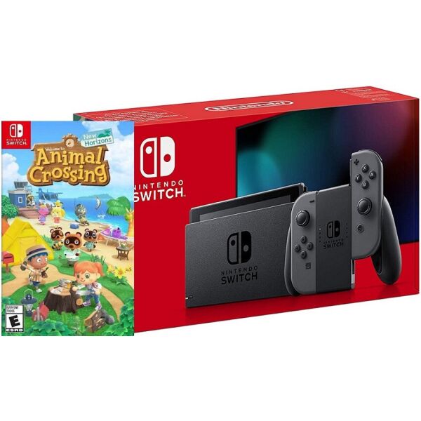 

Игровая консоль Nintendo Switch Grey Bundle (игра Animal Crossing)