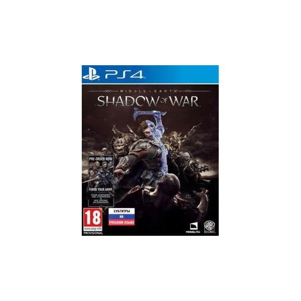 

Middle-Earth Shadow of War (PS4, русские субтитры)