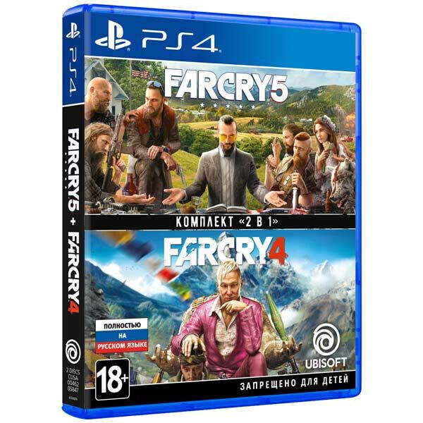 

Far Cry 4 + Far Cry 5 (PS4, русская версия)
