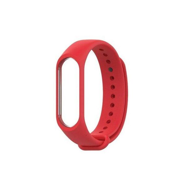 

Ремешок для фитнес браслета Xiaomi Mi Band 3/4 Red