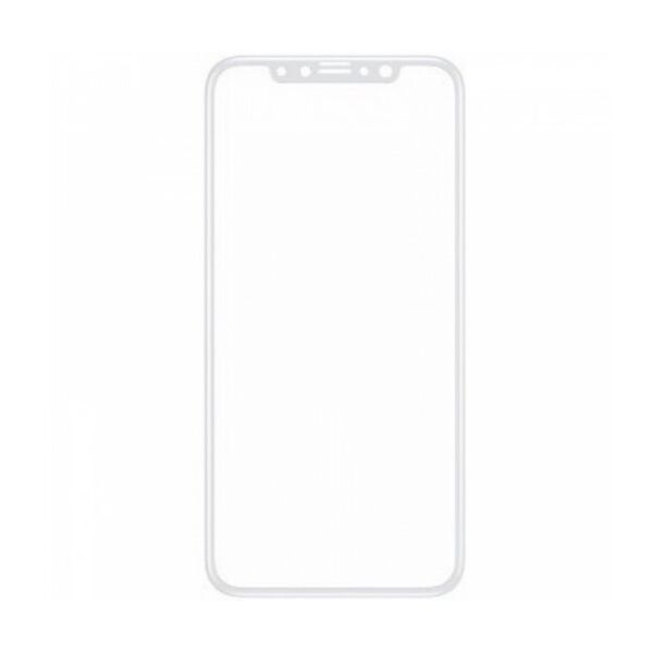 

Защитное стекло для iPhone Х, 5D цвет - white