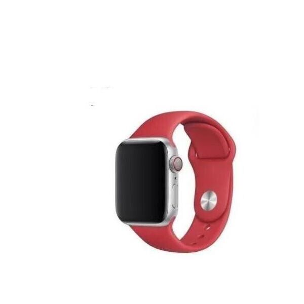 Акція на Браслет силиконовый для Apple watch 38 mm Red від Allo UA