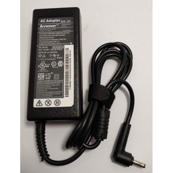 

Блок питания для ноутбука Lenovo 20V/3.25A 65W Разъем:4.0 x 1.7mm
