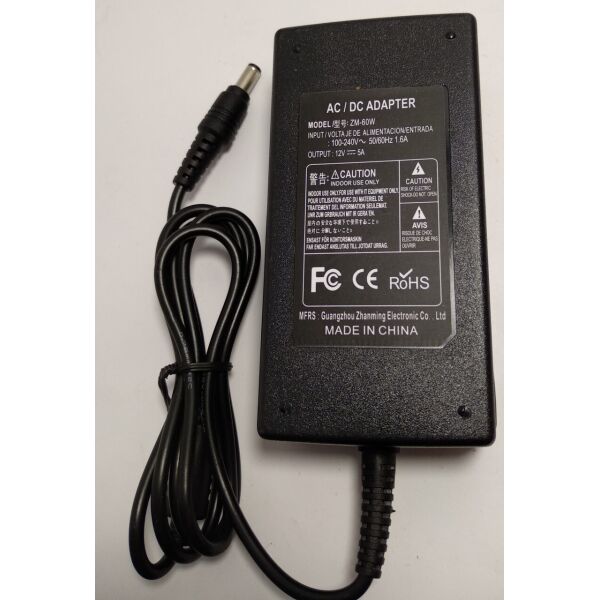 

Универсальное зарядное сетевое устройство 12V/5A 60W разъем 5.5x2.5mm