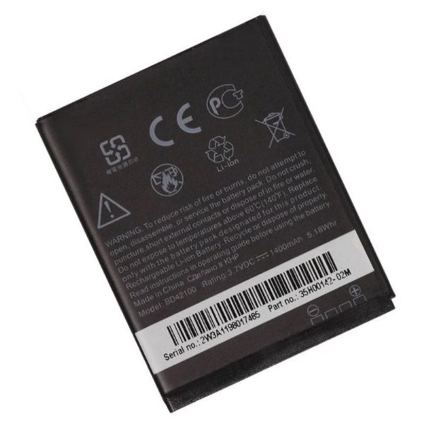 

Аккумулятор "High Copy" BD42100 для HTC DESIRE SV (1400 mAh)