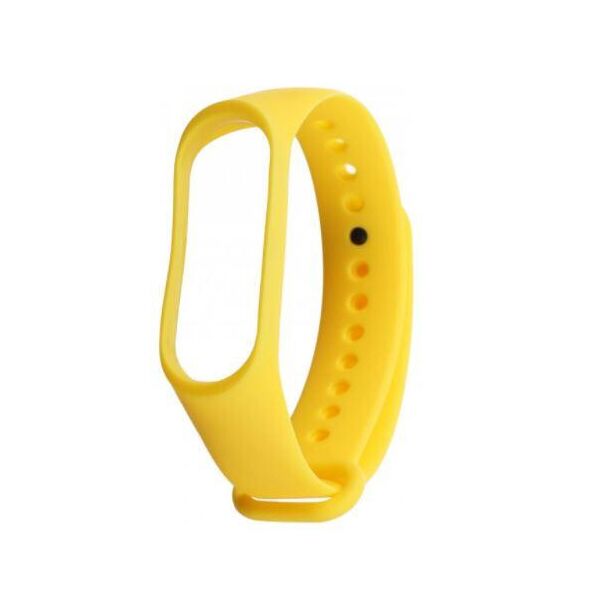 

Ремешок для фитнес браслета Xiaomi Mi Band 3/4 желтый