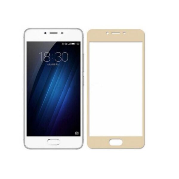 

Защитное стекло для Meizu M5 3D золотой