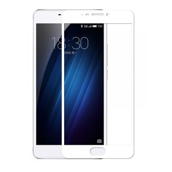 

Защитное стекло для Meizu M3 Max 3D белое (глянец)