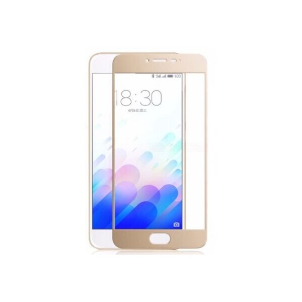 

Защитное стекло для Meizu MX6 3D золотой