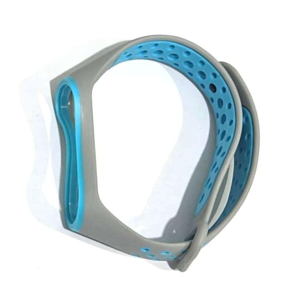 

Ремешок для фитнес браслета Xiaomi Mi Band 3/4 Sport Grey/Blue