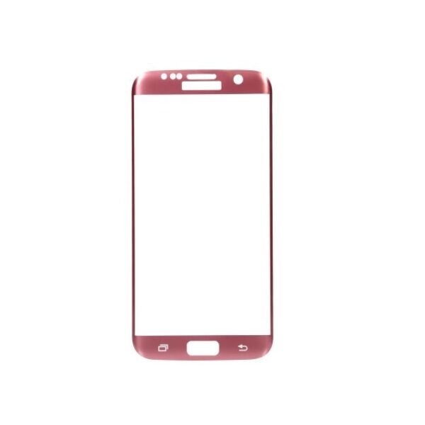 

Защитное стекло для Samsung G935 / s7 Edge 3D розовый