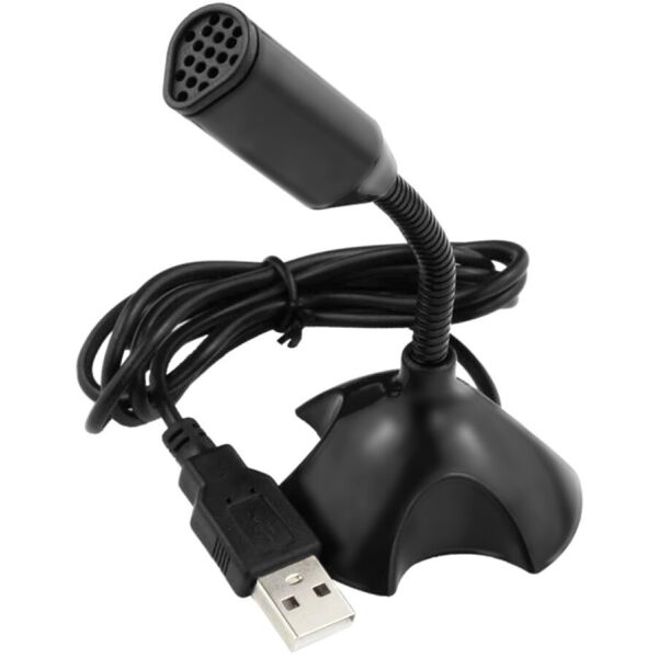 

Микрофон настольный M-306 черный (USB)