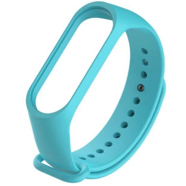 

Ремешок для фитнес браслета Xiaomi Mi Band 3/4 голубой