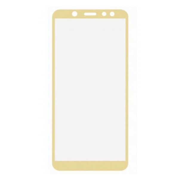 

Защитное стекло для Samsung A6 Plus(2018)/A605 5D GOLD