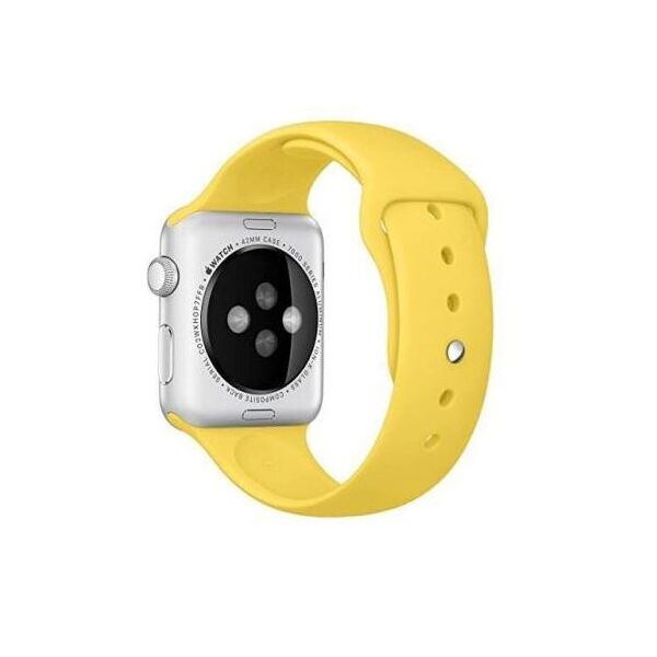 

Браслет силиконовый для Apple watch 38 mm Yellow