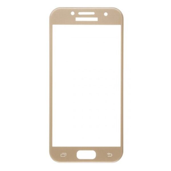 

Защитное стекло для Samsung A3 (2017) A320, 3D золотой