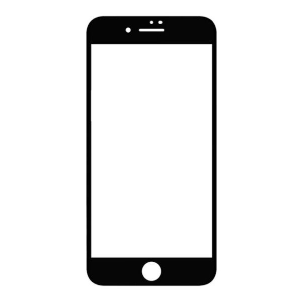 

Защитное стекло iPhone 7+, 3D цвет - black
