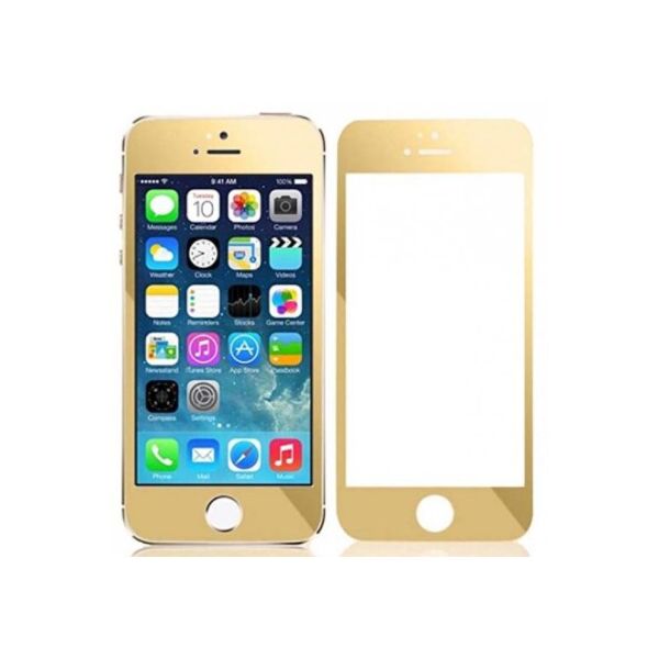 

Защитное стекло iPhone 5 / 5S 2.5D, цвет - gold