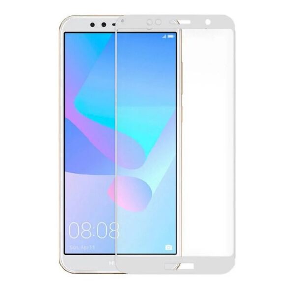 

Защитное стекло для Huawei Y6 2018 5D белый
