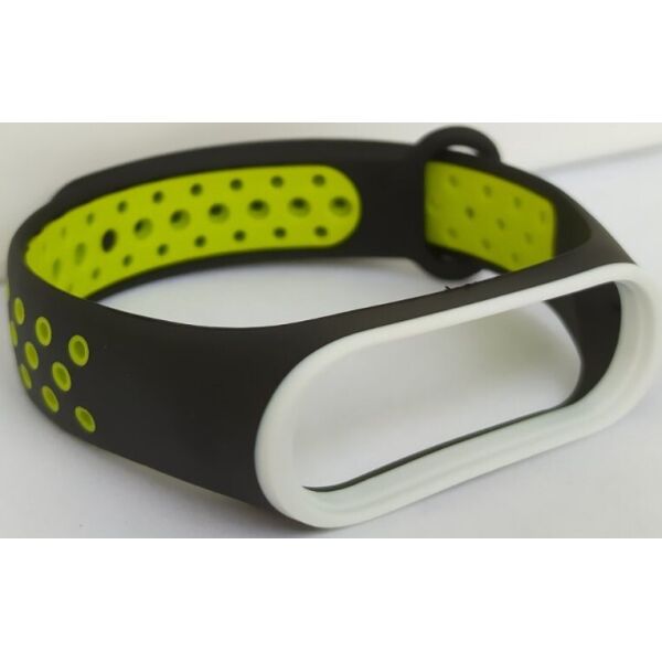 

Ремешок для фитнес браслета Xiaomi Mi Band 3/4 Sport Black/Green
