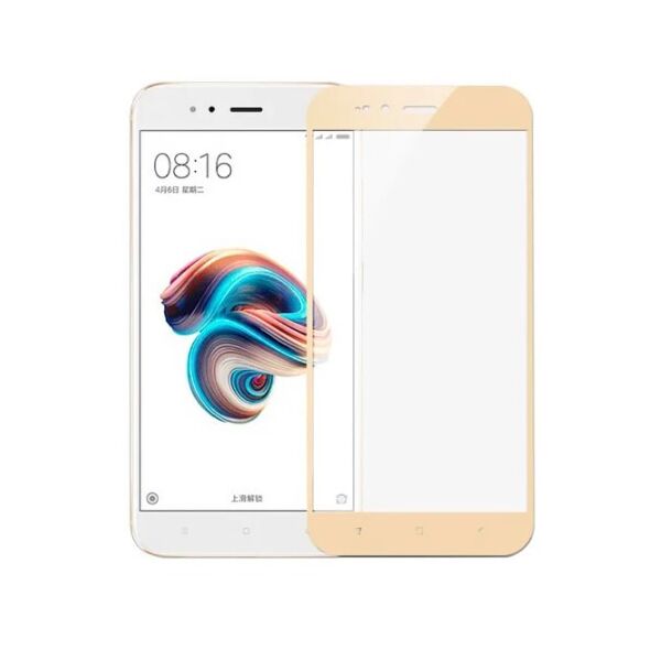 

Защитное стекло для Xiaomi Redmi 5X 3D золотой
