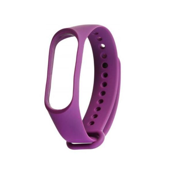 

Ремешок для фитнес браслета Xiaomi Mi Band 3/4 фиолетовый