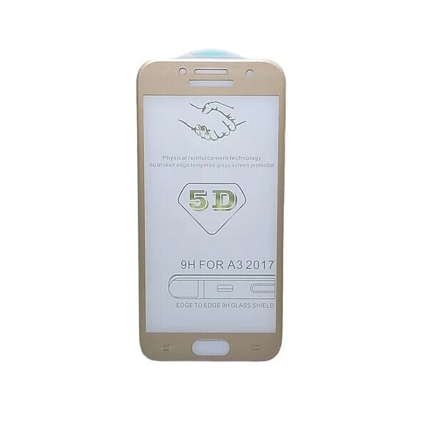 

Защитное стекло для Samsung A3 (2017)/A320 5D GOLD