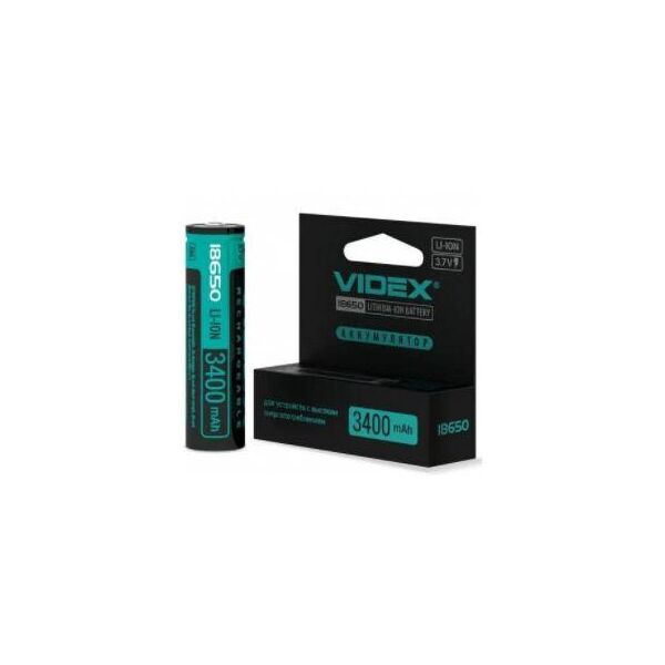 

Аккумулятор (батарея) "Videx" 18650 для фонарей 3400mAh