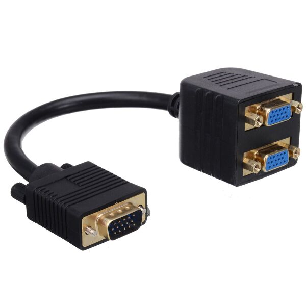 

Кабель VGA (M) - 2 VGA (F)