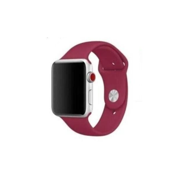 

Браслет силиконовый для Apple watch 42 mm Bordo