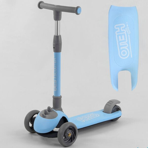 

Трехколесный самокат Best Scooter со складной ручкой Голубой (bs420)