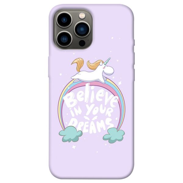 

Чехол itsPrint Believe in your dreams unicorn для Apple iPhone 13 Pro Max (6.7)