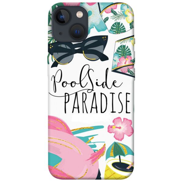 

Чехол itsPrint Poolside paradise для Apple iPhone 13 (6.1)
