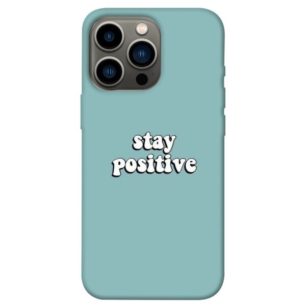 

Чехол itsPrint Stay positive для Apple iPhone 13 Pro (6.1)