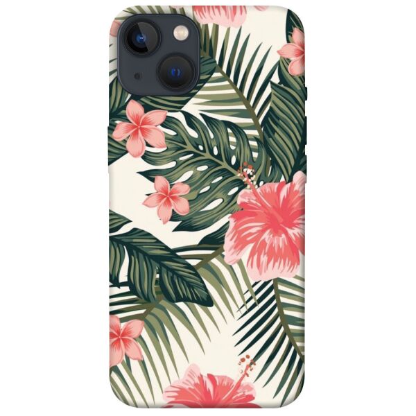 

Чехол itsPrint Tropic flowers для Apple iPhone 13 (6.1)