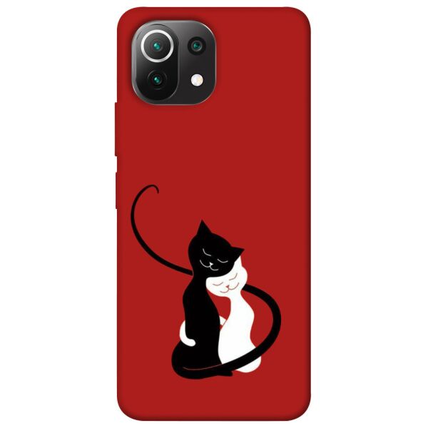 

Чехол itsPrint Влюбленные коты для Xiaomi Mi 11 Lite