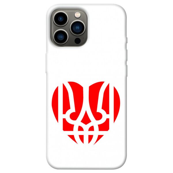 

Чехол itsPrint Герб в сердце для Apple iPhone 13 Pro Max (6.7)