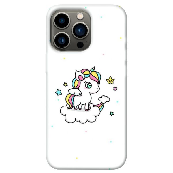 

Чехол itsPrint Единорог на облаке для Apple iPhone 13 Pro (6.1)
