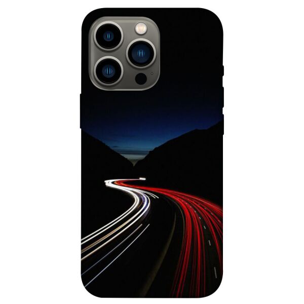 

Чехол itsPrint Красно-белая дорога для Apple iPhone 13 Pro (6.1)
