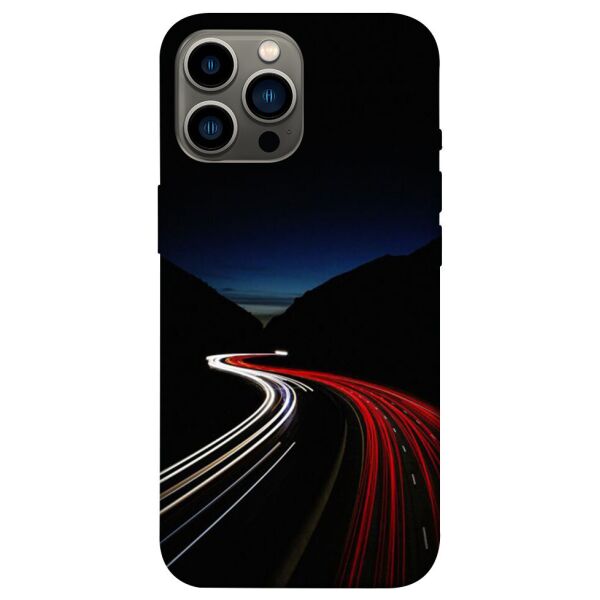 

Чехол itsPrint Красно-белая дорога для Apple iPhone 13 Pro Max (6.7)
