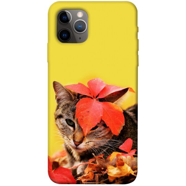

Чехол itsPrint Осенний котик для Apple iPhone 11 Pro (5.8)