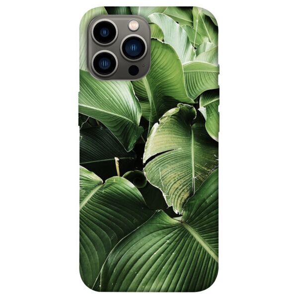 

Чехол itsPrint Тропическая листва для Apple iPhone 13 Pro Max (6.7)