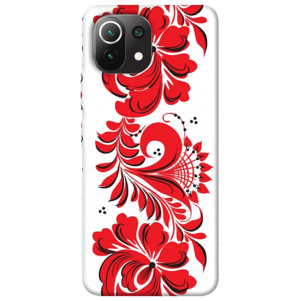 

Чехол itsPrint Червона вишиванка для Xiaomi Mi 11 Lite