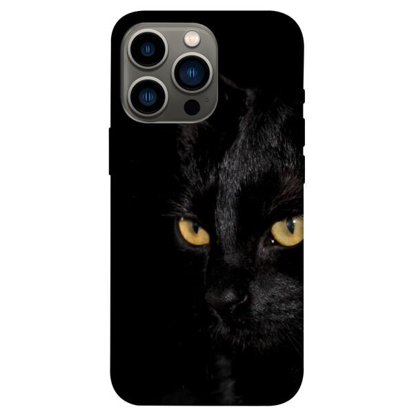 

Чехол itsPrint Черный кот для Apple iPhone 13 Pro (6.1)