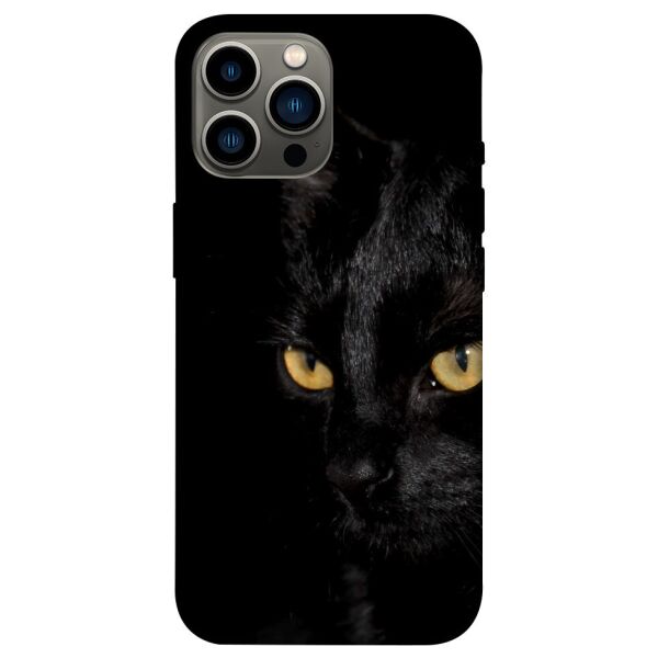 

Чехол itsPrint Черный кот для Apple iPhone 13 Pro Max (6.7)