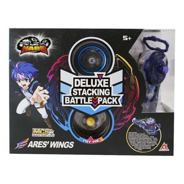 

Волчок Auldey Infinity Nado V серия Deluxe Edition Ares 'Wings Крылья Ареса EU634401H (6911400392531)