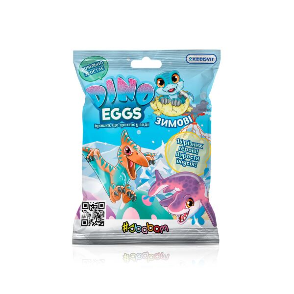 

Іграшка, що зростає, в яйці «Dino Eggs Winter» - ЗИМОВІ ДИНОЗАВРИ (в асорт., у дисплеї) T059-2019 (9772532068414)